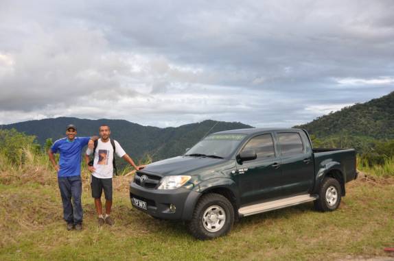 Junto com o Emile, nosso guia no El Tucuche, a segunda mais alta montanha da ilha de Trinidad